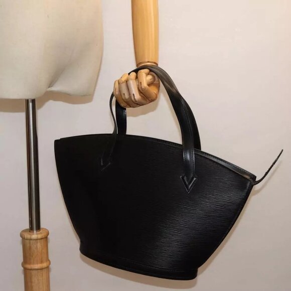 LOUIS VUITTON Epi Saint Jacques Hand Bag Black M52272 LV Auth 75094 - Picture 10 of 10